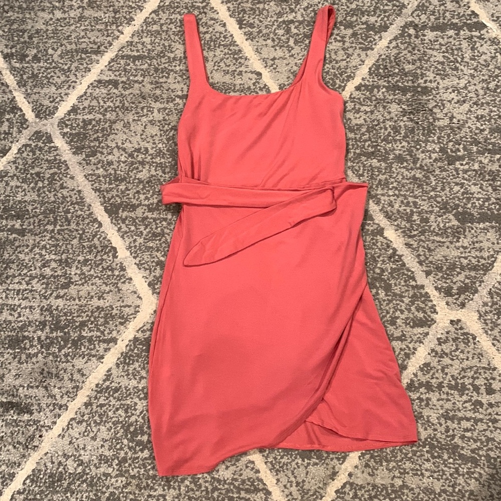 Aritzia Wilfred Mini Wrap Dress